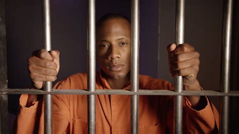 Stock Video Clip Of African American Man Behind Bars Racism Shutterstock