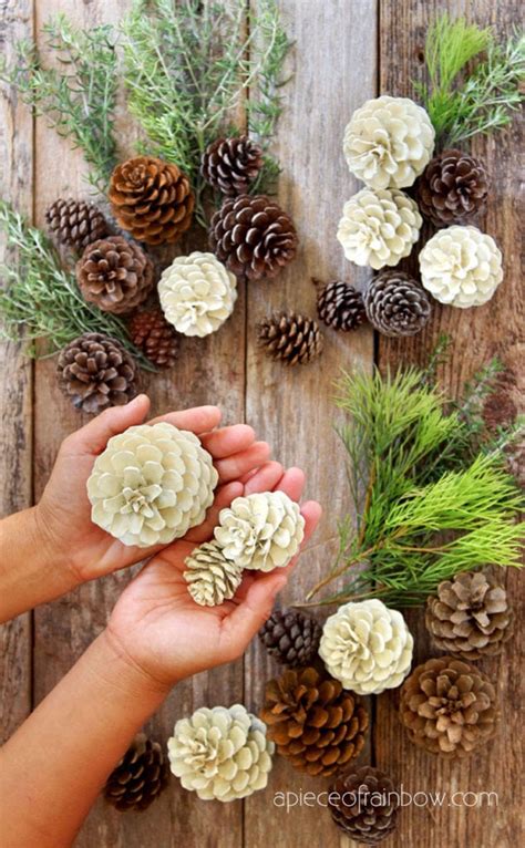 48 Amazing Diy Pine Cone Crafts And Decorations A Piece Of Rainbow