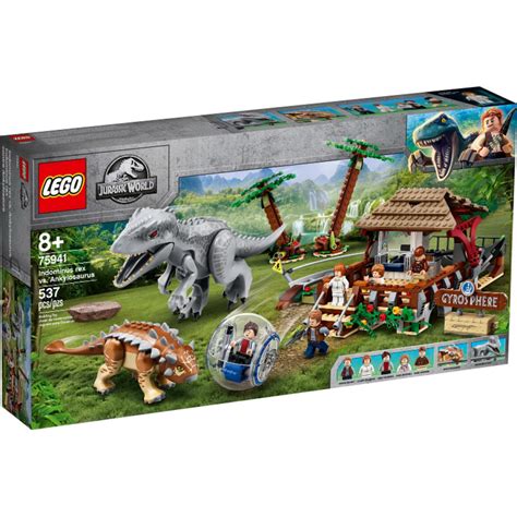 Lego Jurassic World Indominus Rex Vs Ankylosaurus Brick Creation