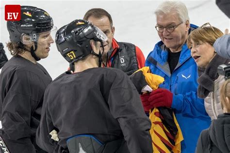 In response to questions submitted to the german head of state by haaretz in advance of his visit, steinmeier strongly opposed the pending war crimes. Steinmeier beim Olympia-Training des Eishockey-Teams