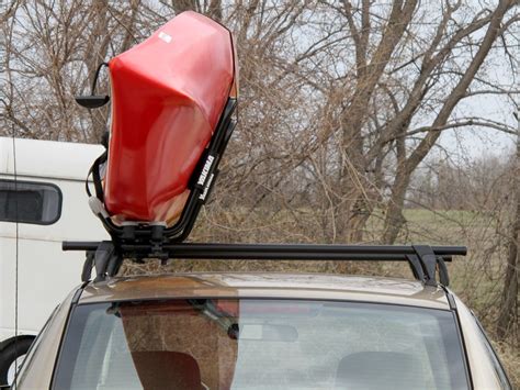 2014 Jeep Patriot Yakima Hullraiser J Style Roof Mounted Kayak Carrier