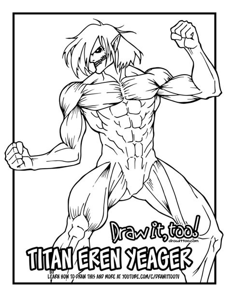 Eren Yeager Coloring Pages Coloring Home