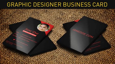 Business cards offer opportunities to showcase your qualities that help you stand apart from the rest and convey conviction and professionalism. Graphic - Designer Business Card - Logos & Graphics