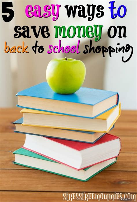 5 Easy Ways To Save Money On Back To School Shopping