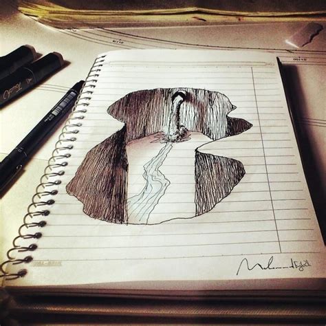 The processes of sketching, drawing, and coloring are demonstrated in these fast. Unusual 3D Drawings - XciteFun.net