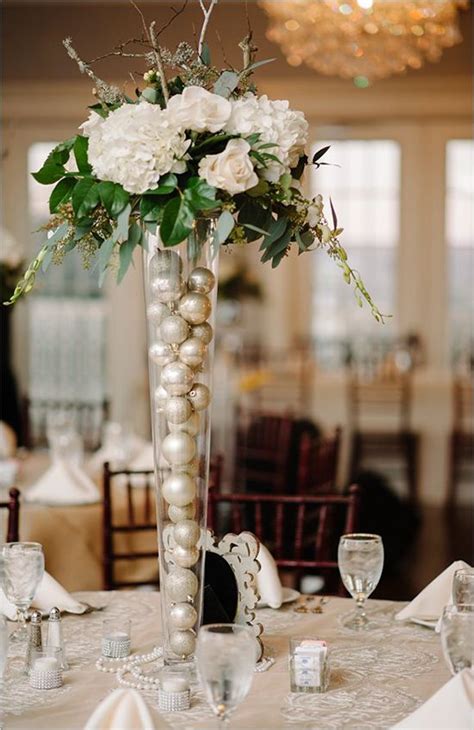amazing tall wedding centerpiece ideas deer pearl flowers