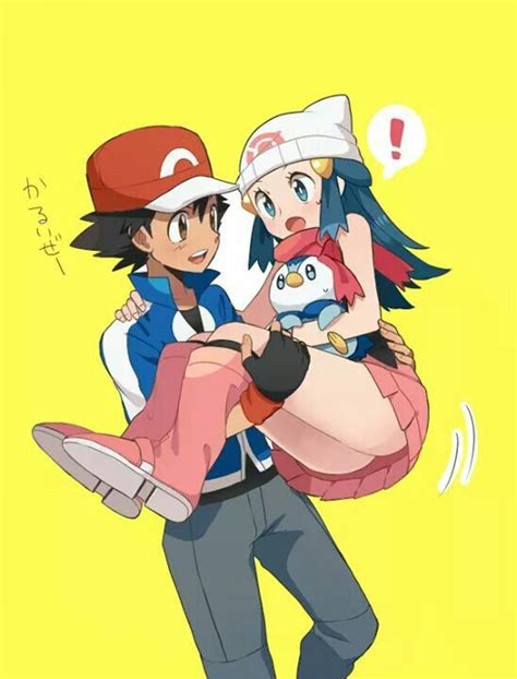 Ash And Dawn Pokemon Characters Cute Pokemon Pokemon