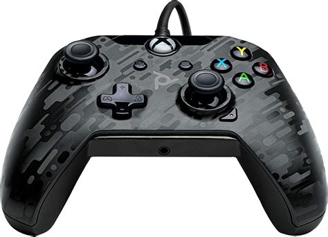 Pdp Wired Controller For Xbox One Black Camo Amazonca Video Games