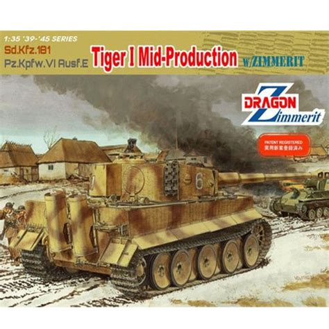 Sdkfz181 Pzkpfwvi Ausfe Tiger I Mid Production With Zimmerit D
