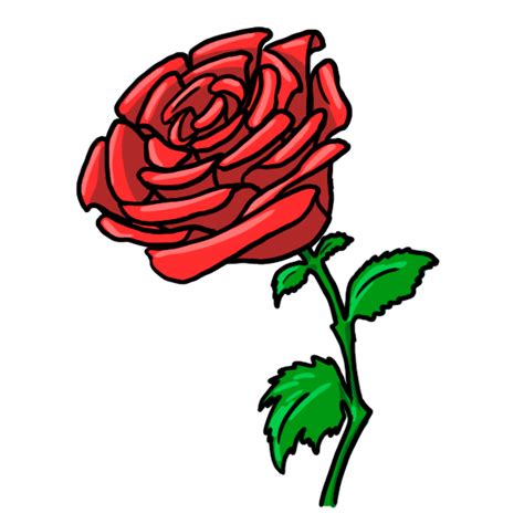 Free Rose Cartoon Drawing Download Free Clip Art Free