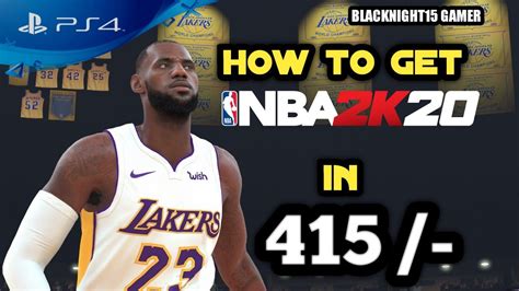 Get Nba 2k20 In Rs 415 😍😍😍😍 Massive Discount Offer