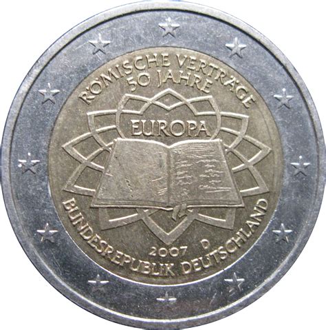 2 Euro Treaty Of Rome Federal Republic Of Germany Numista