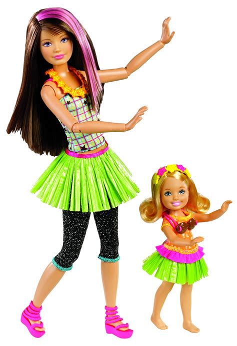 Barbie Sisters Hula Dance Skipper And Chelsea Doll 2 Pack Ebay