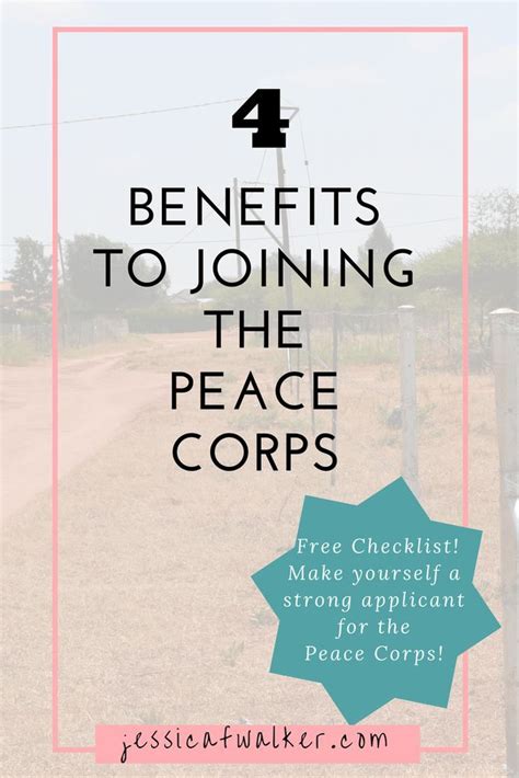 4 Benefits Of Joining The Peace Corps Jessica F Walker Peace