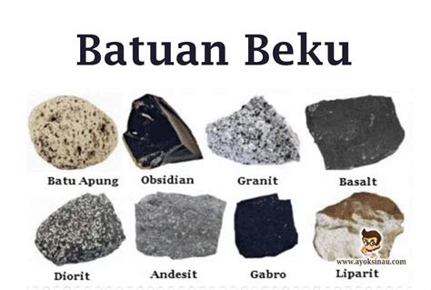 Jenis Dan Klasifikasi Batuan Beku Struktur Batuan Beku Dan Tekstur Bf
