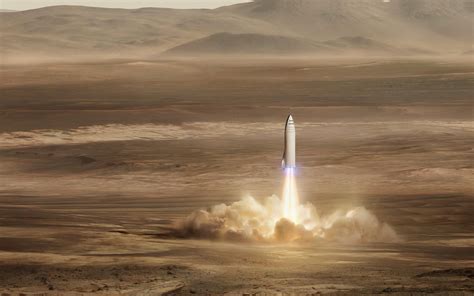 2880x1800 Spacex 4k Desert Rocket Launch Spacecraft Starship