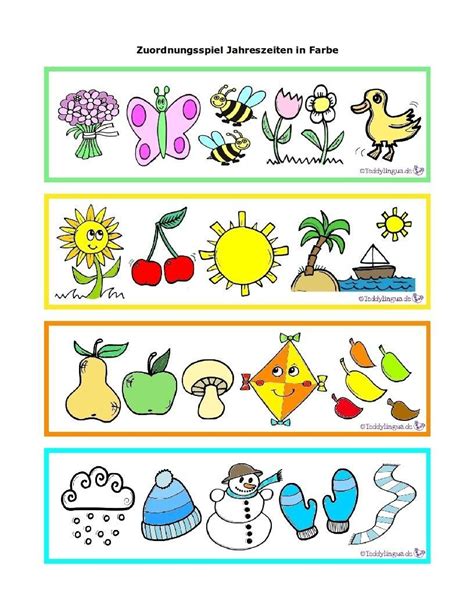Jahreszeiten Bilder Für Kindergarten Kinderbilderdownload