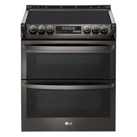 Lg Electronics 73 Cu Ft Smart Double Oven Electric Range With