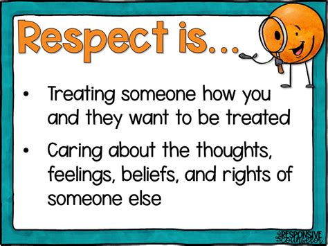 A Sign That Says Respect Is
