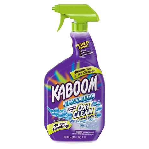 The 7 best bathtub cleaners. Kaboom 40-oz Shower and Bathtub Cleaner at Lowes.com