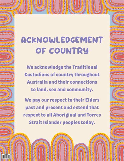Acknowledgement Of Country Poster Teaching Resource I