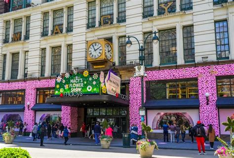 Entrance Sign At The Macy S Herald Square During Famous Macy S Annual