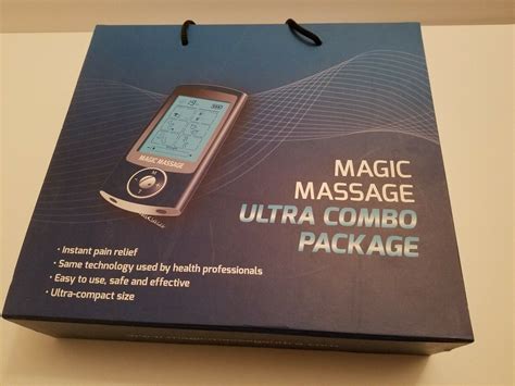 magic massage ultra combo package used once ebay