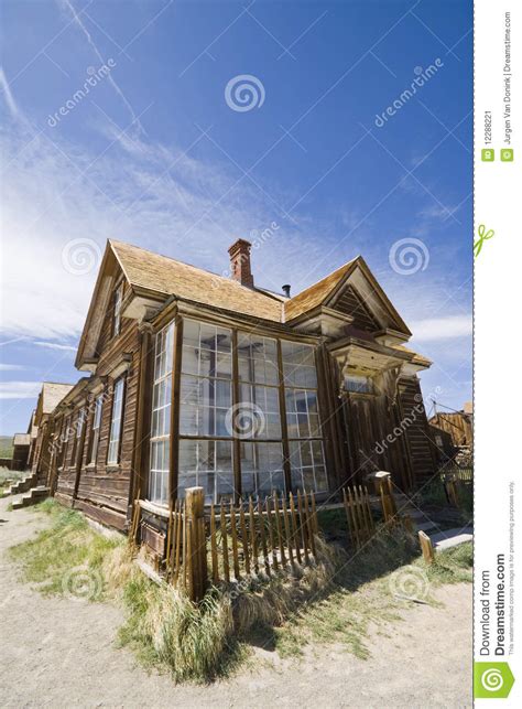 Beautiful Old Western Style House Stock Image Image