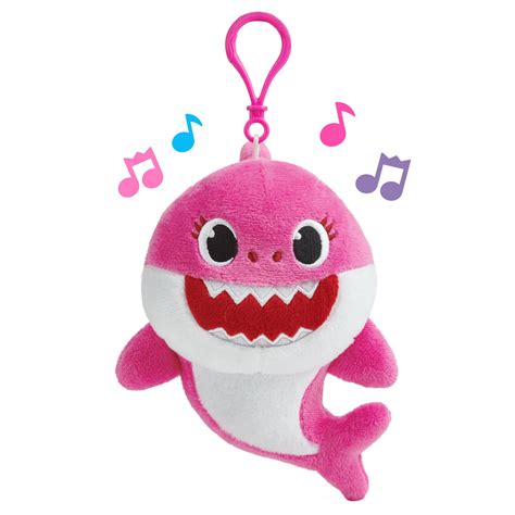 Pinkfong Baby Shark Singing Plush Clips Mommy Shark By Wowwee