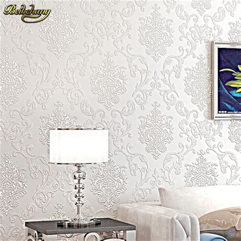 Beibehang Europe Damascus 3d Wallpaper Damask Wall Coverings Embossed