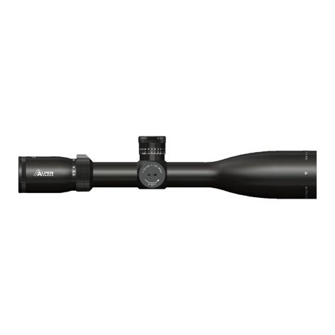 Alpen Optics Apex Series Rifle Scope 45 27x50 W Wbdc Tact Reticle