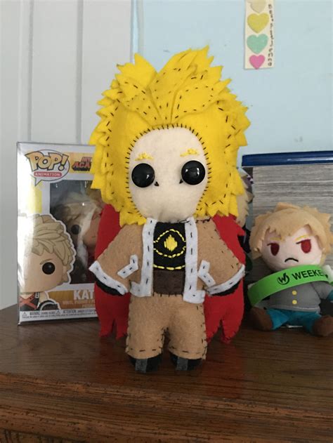 Mha Hawks Plush Bnha Hawks Plush Etsy