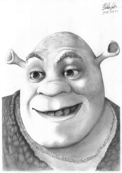 Pencil Drawings Of Shrek 46 Photos Drawings For Sketching And Not