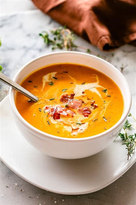 Easy Healthy And Creamy Carrot Soup Recipe Diethood