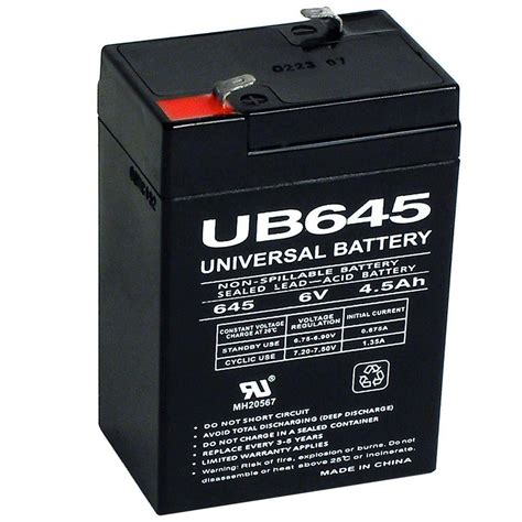 Upg Ub645 6 Volt 45 Amp Slaagm Battery 2 Pack 30 Off