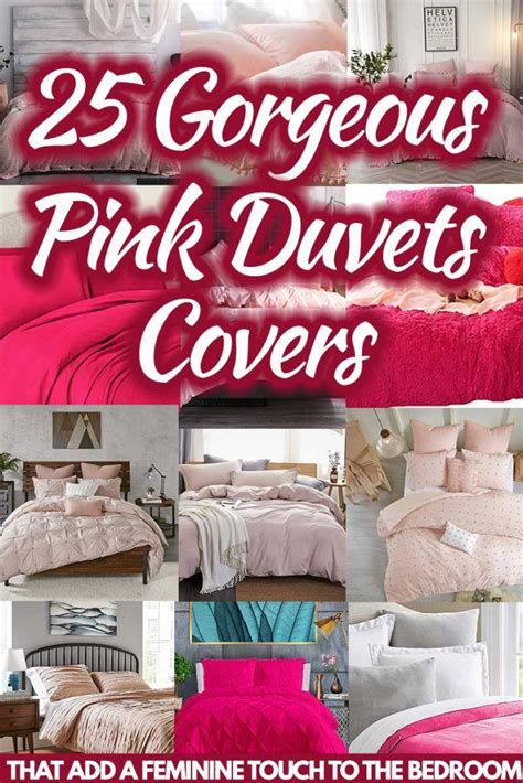 25 Gorgeous Pink Duvet Covers That Add A Feminine Touch To The Bedroom Pink Duvet Pink Duvet