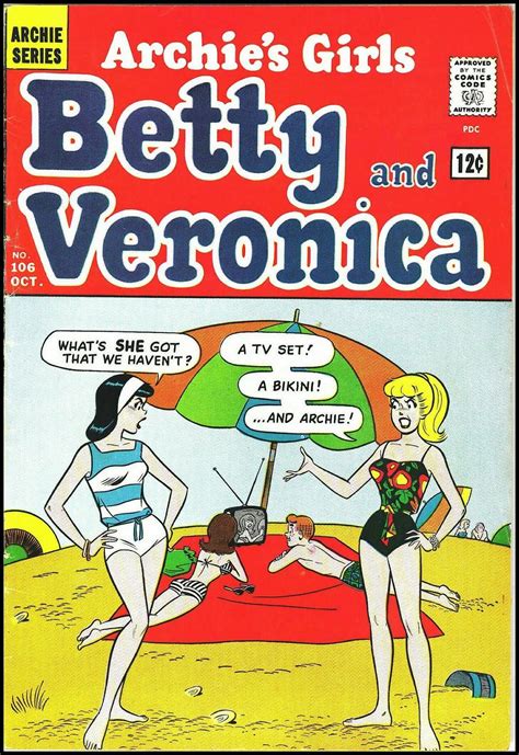 Archies Girls Betty And Veronica 106 October 1964 Archie Comics