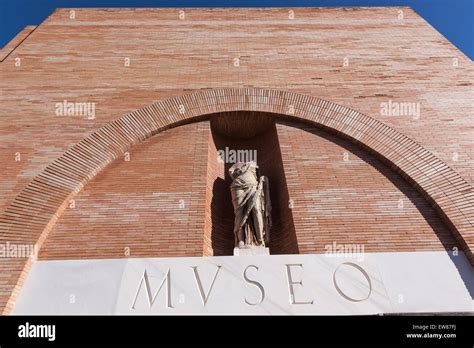 Front Entrance Of Museo Nacional De Arte Romano The National Museum Of