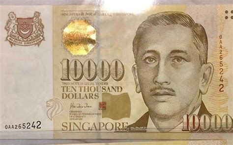 1000 singapore dollar gold banknote plastic money gold foil bank note banknotes collection decoration birthday gifts. Malaysians Must Know the TRUTH: Singapore to stop issuing ...