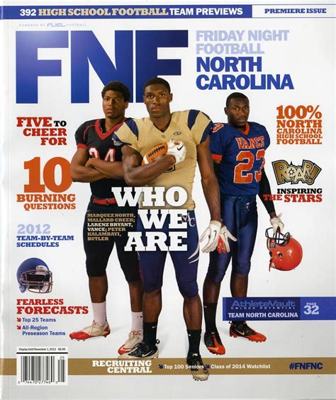Fnf Friday Night Football North Carolina Mr Magazine Launch Monitor