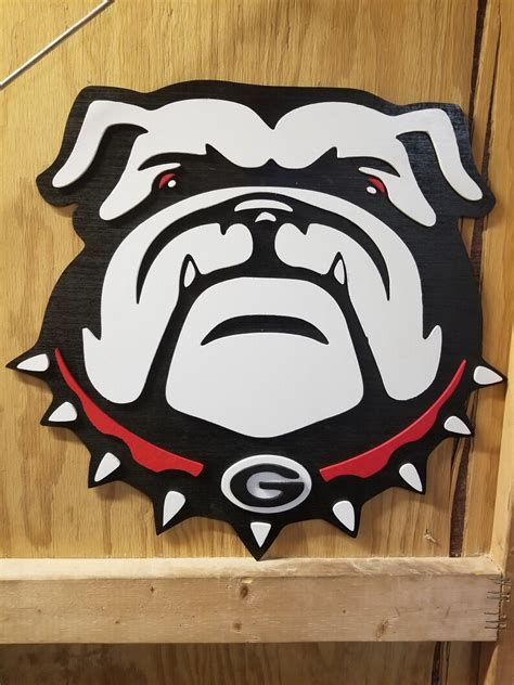 Georgia Bulldogs Sign Georgia Bulldogs Uga University Of Etsy
