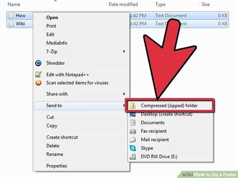 How To Zip A Folder 14 Steps With Pictures Wikihow