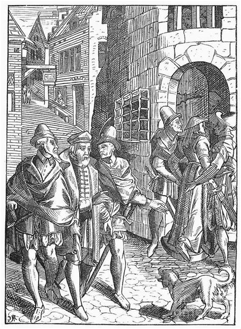 Medieval Prison 1557 Art Print By Granger