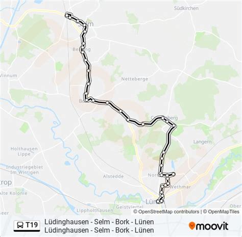 T19 Route Schedules Stops Maps Selm Osthaus Updated