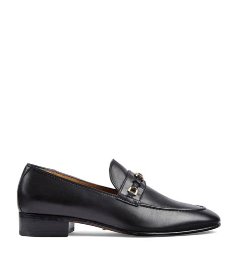 Gucci Leather Interlocking G Loafers Harrods Us