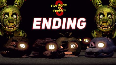 Fnaf 3 Ending Night 5 Youtube