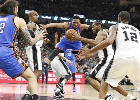Westbrook Shines As Thunder Stun Spurs The Manila Times