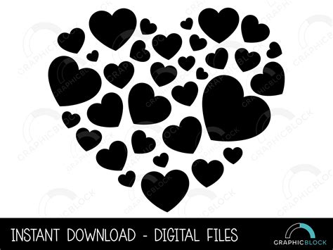 Heart Svg Heart Shape Svg Valentine Heart Clipart Cricut Cut Files