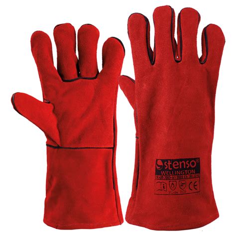 WELLINGTON rokavica varilska rdeča Delovna oblačila zaščitna oprema