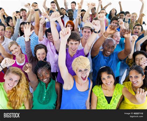 Large Group People Image And Photo Free Trial Bigstock